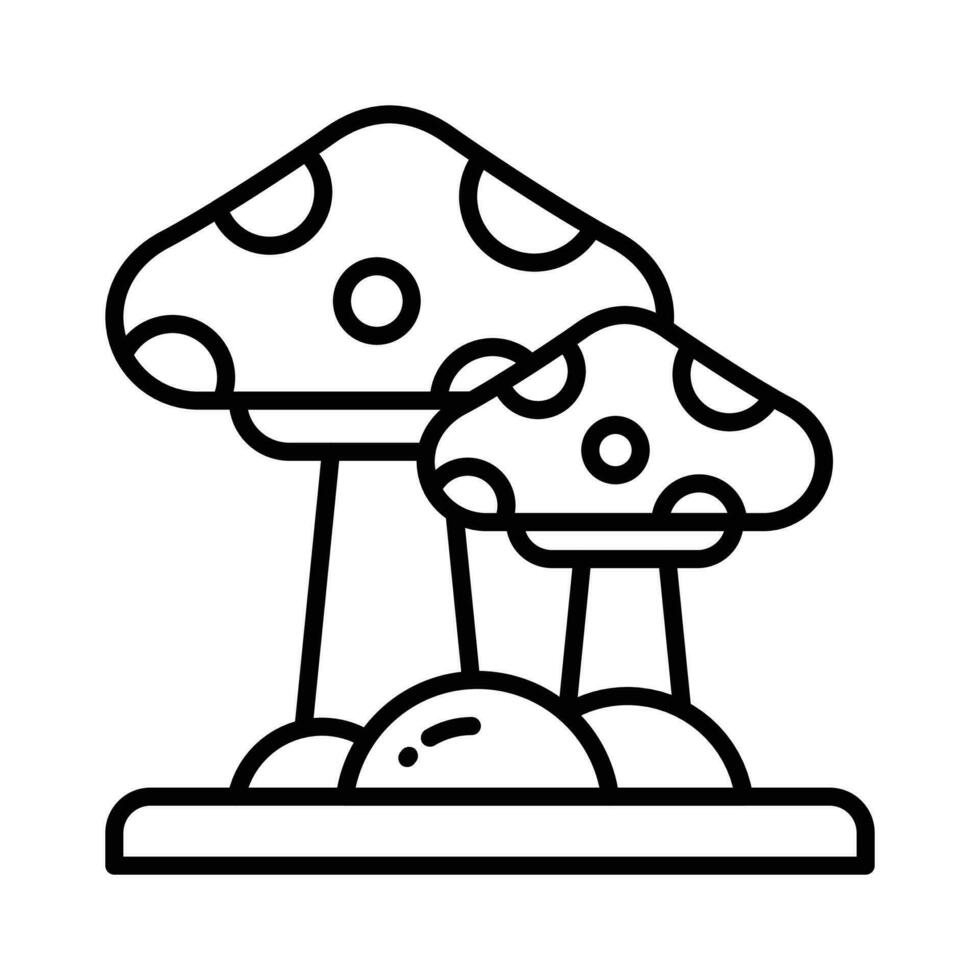 avoir une Regardez à cette incroyable icône de champignon, huître champignon dans moderne style vecteur