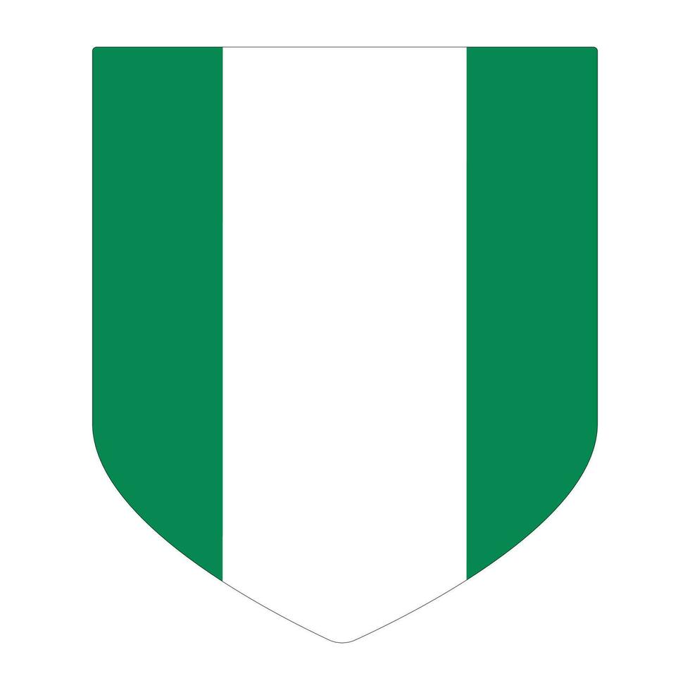 nigérien drapeau. drapeau de Nigeria dans conception forme vecteur