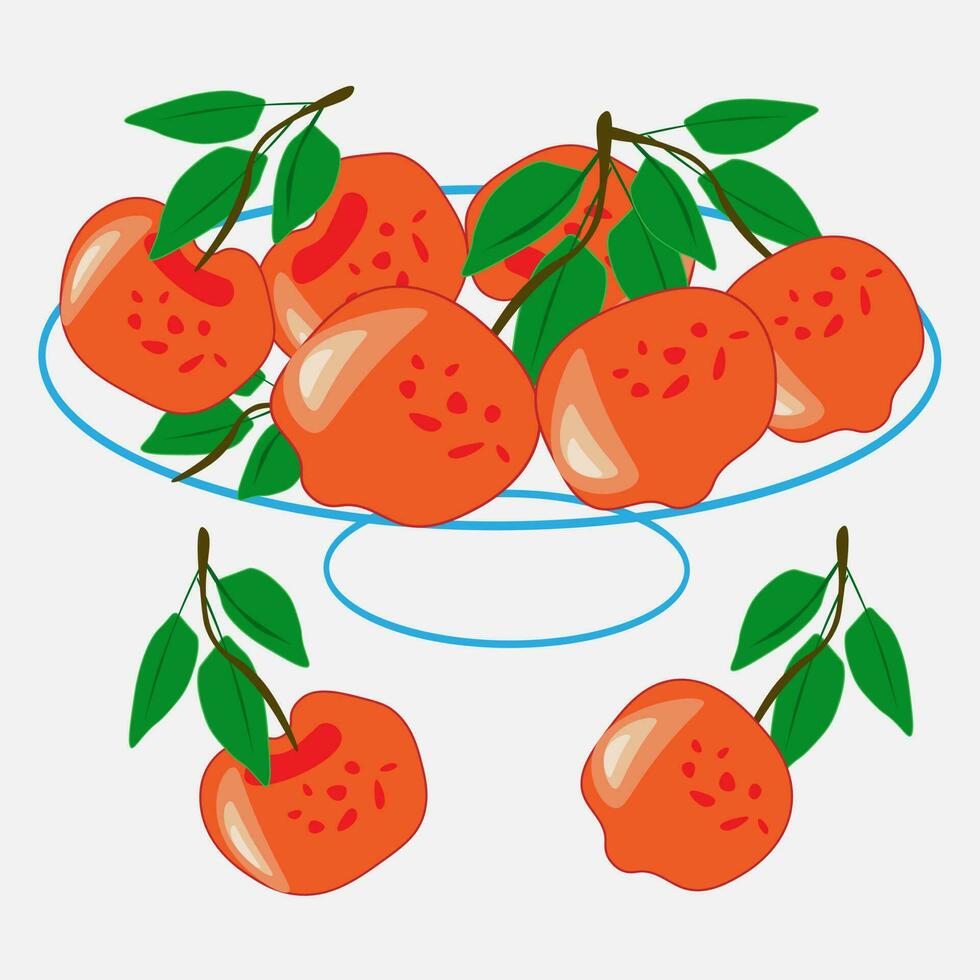 Frais tropical fruits.a variété de Frais des fruits et jus. vecteur illustration de le végétarien menu.