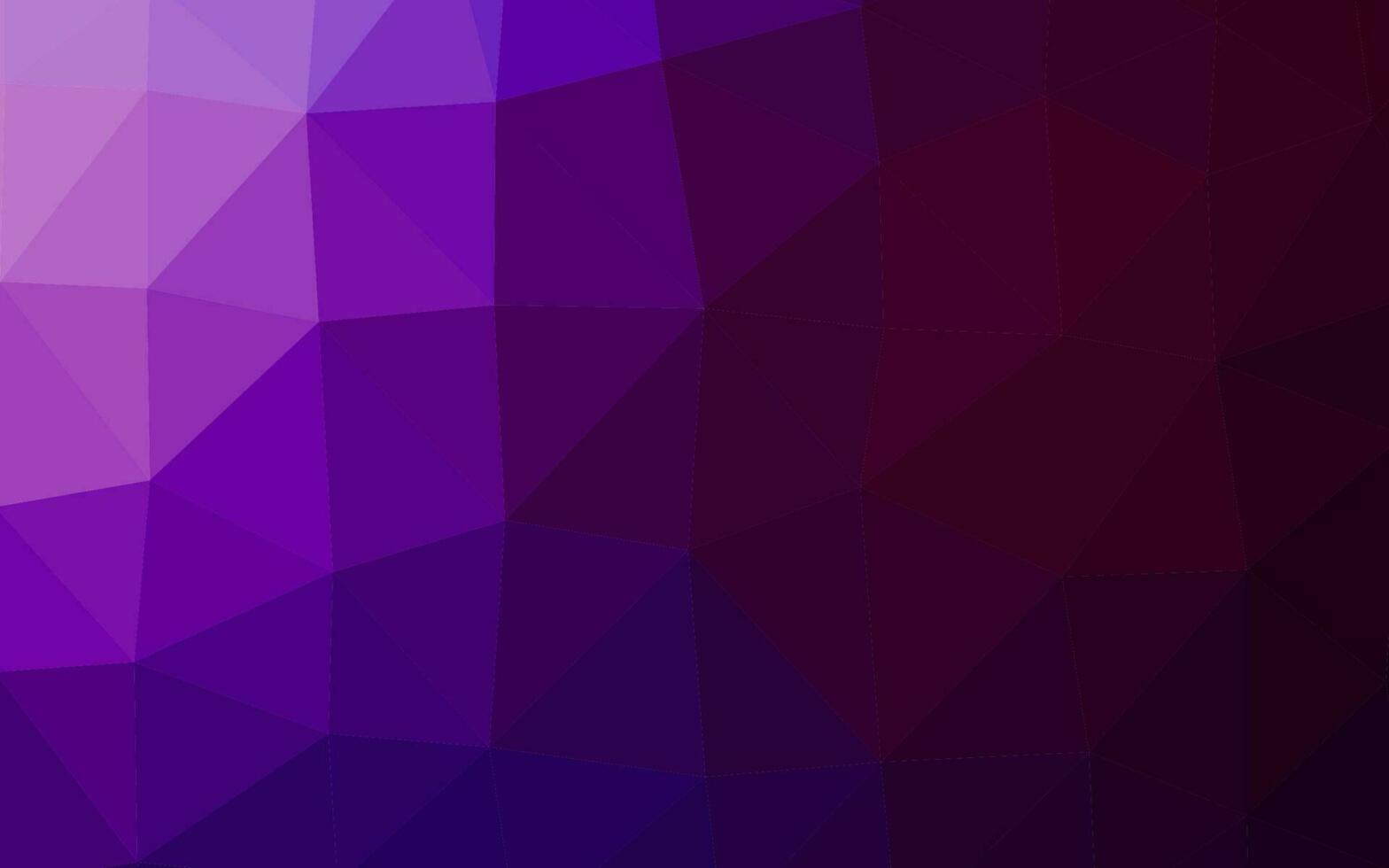 texture polygonale abstraite de vecteur violet foncé.