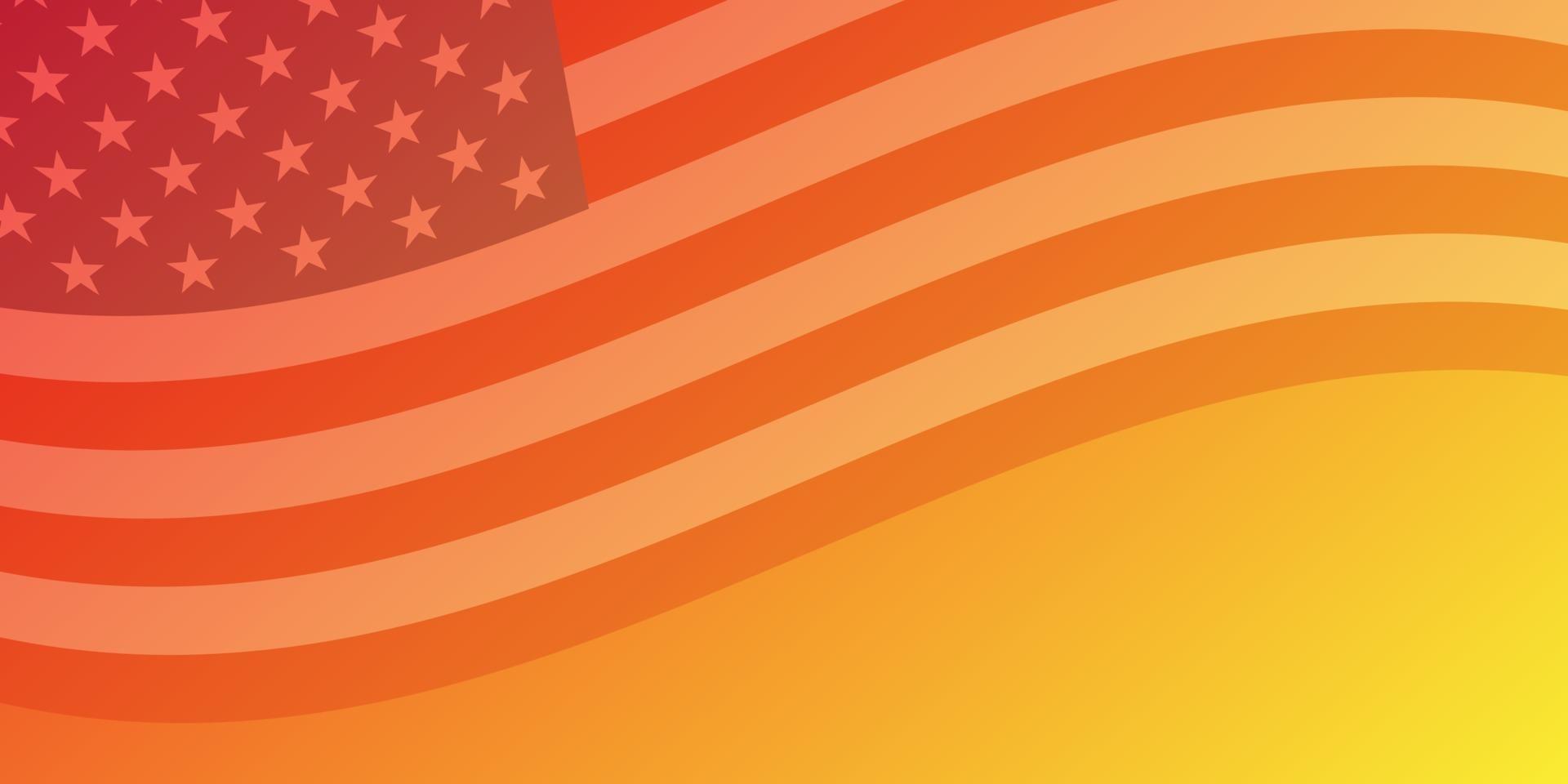 illustration vectorielle gratuite du jour du drapeau usa vecteur