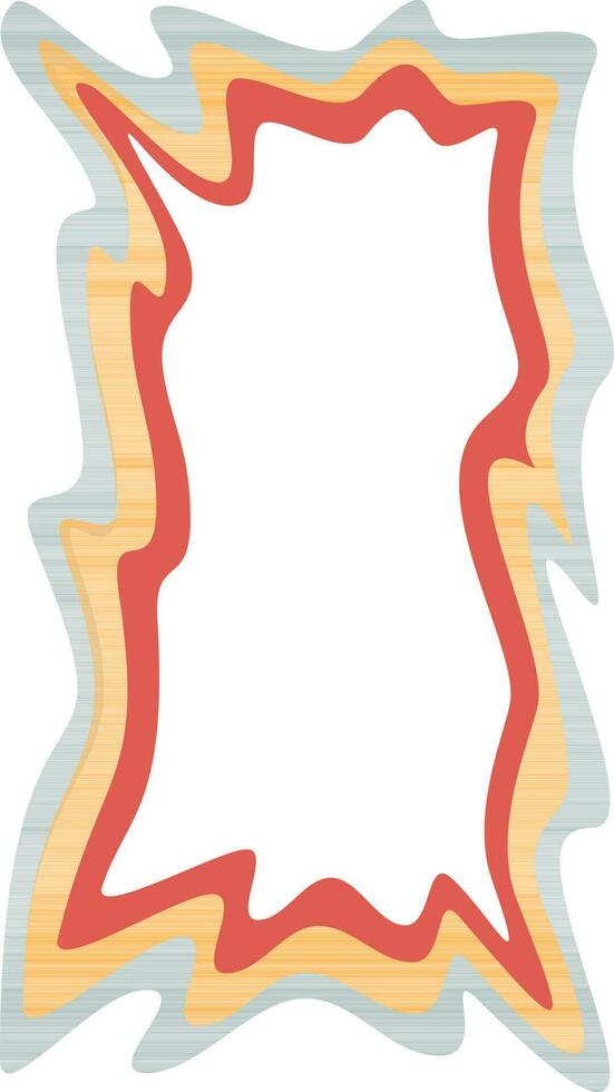 sensationnel psychédélique Cadre vecteur