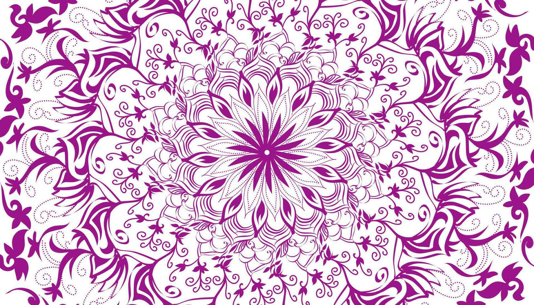 illustration de violet mandala motif décoration. parfait pour Contexte affiches, bannières, annonces, sites Internet, livre couvertures vecteur