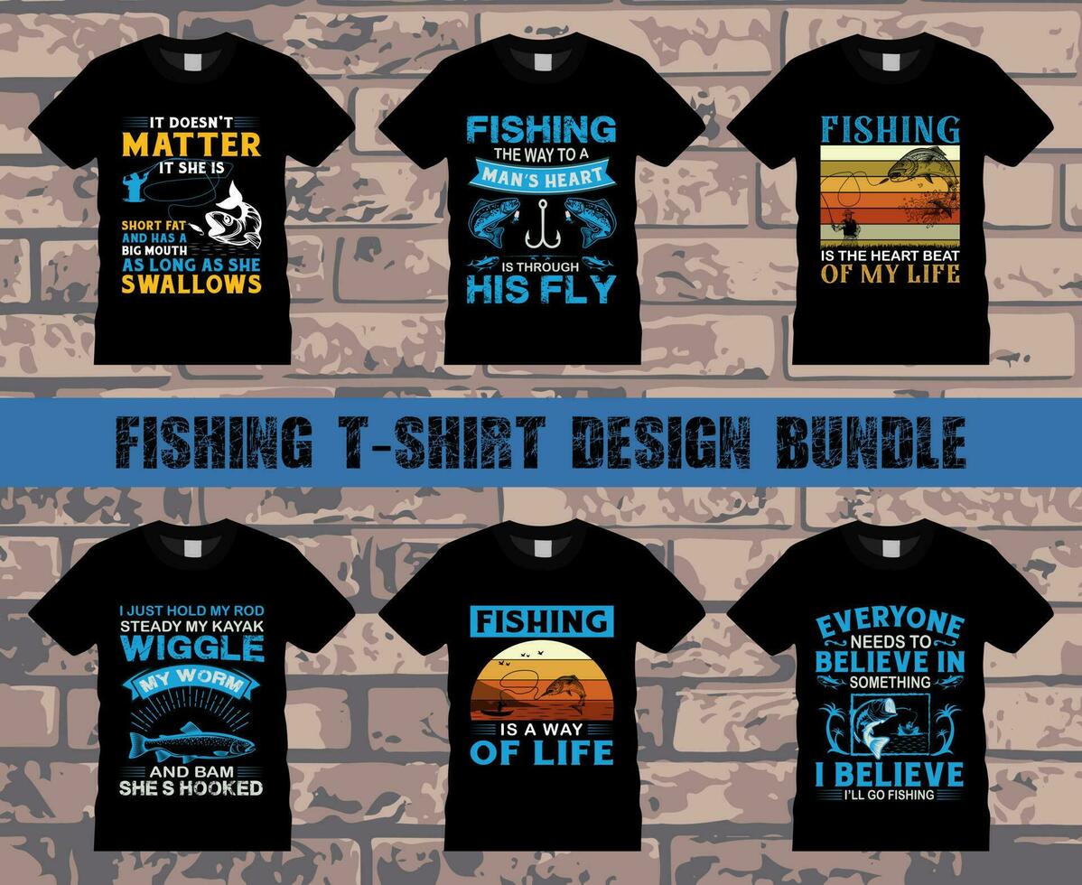 pêche T-shirt conception vecteur. marrant typographie graphique pêche T-shirt conception vecteur