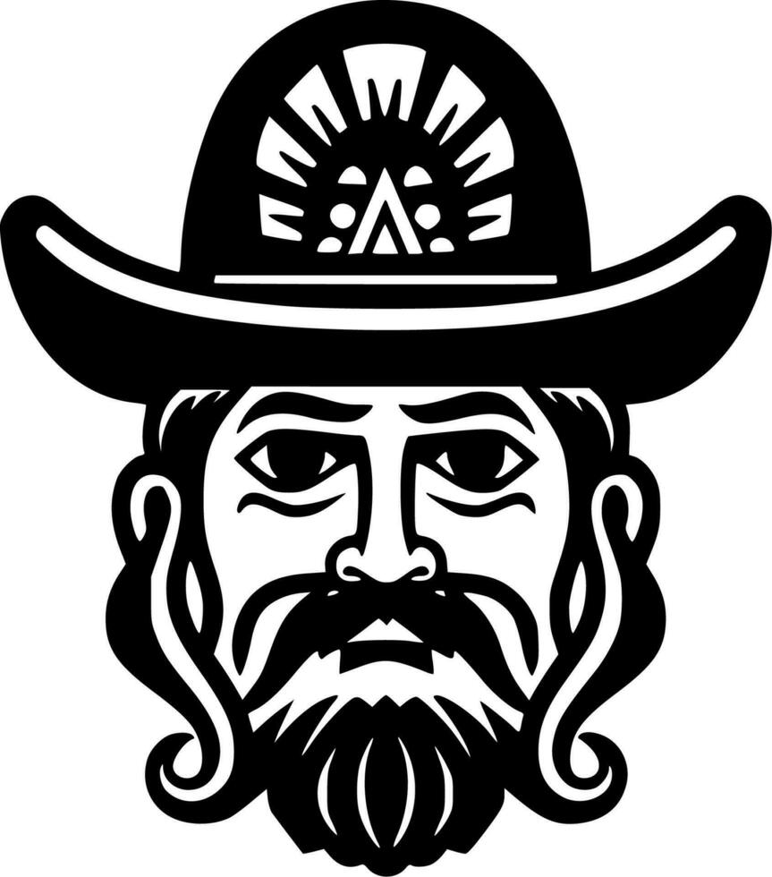 Mexique - minimaliste et plat logo - vecteur illustration