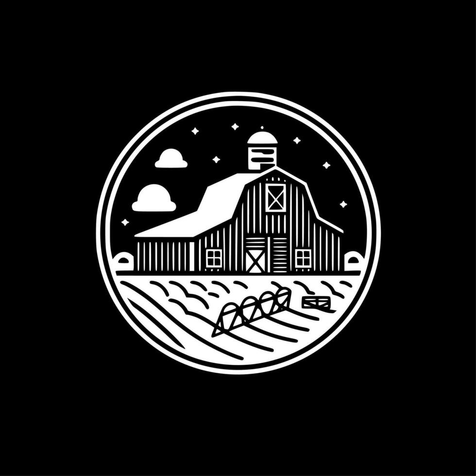 ferme - haute qualité vecteur logo - vecteur illustration idéal pour T-shirt graphique