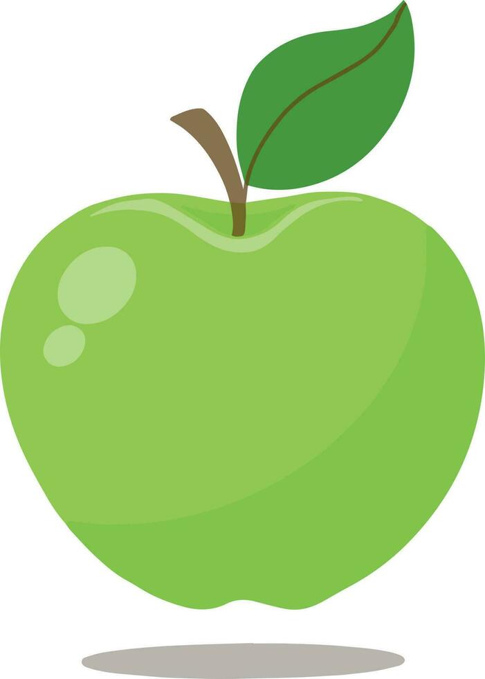 illustration de vert Pomme vecteur