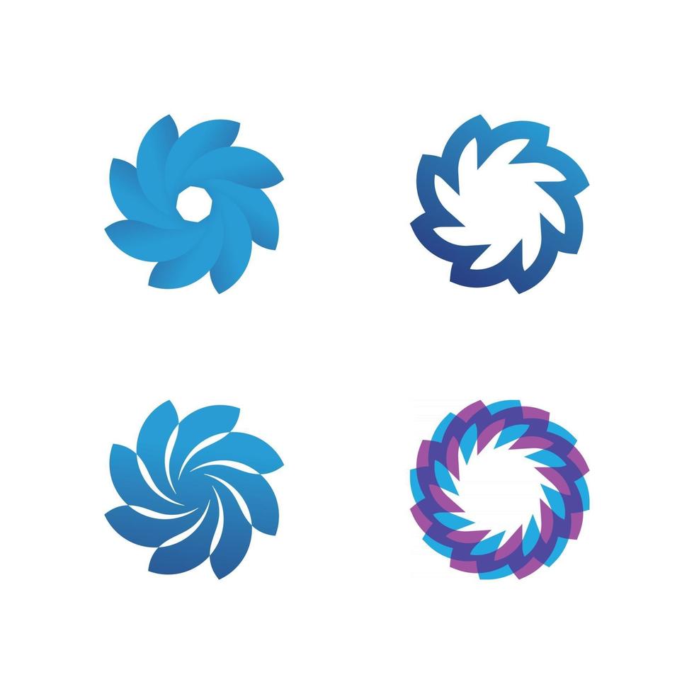 icônes de modèle de logo de plage de vagues et de symboles app vecteur