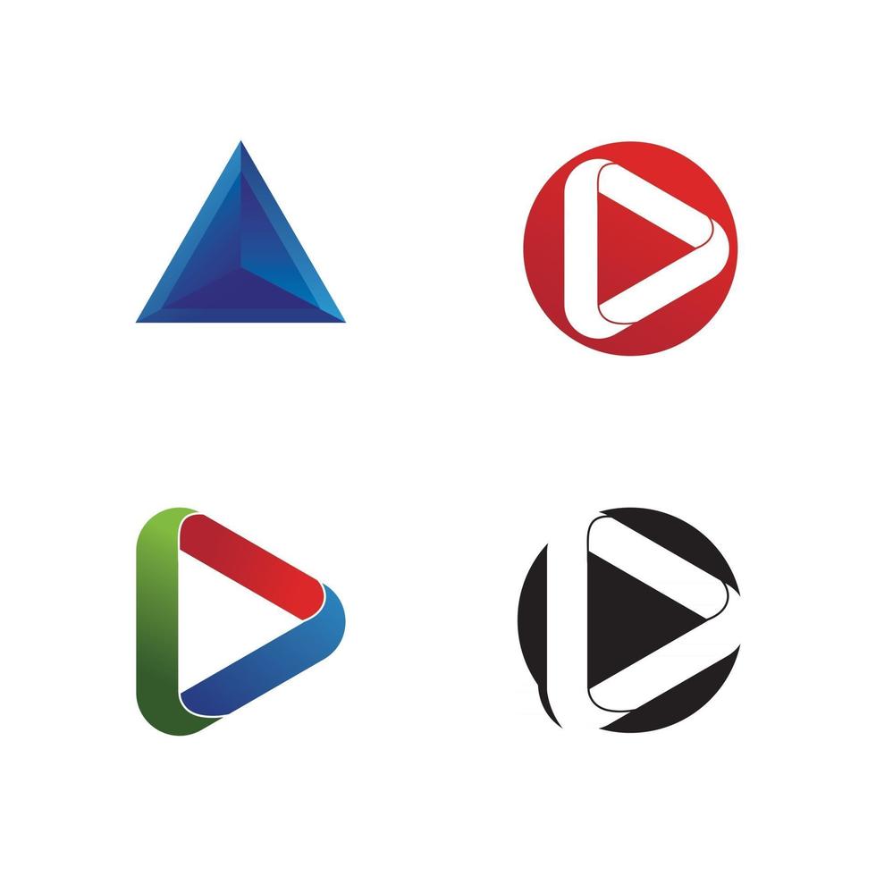 flèches vector illustration icône technologie de conception de modèle de logo