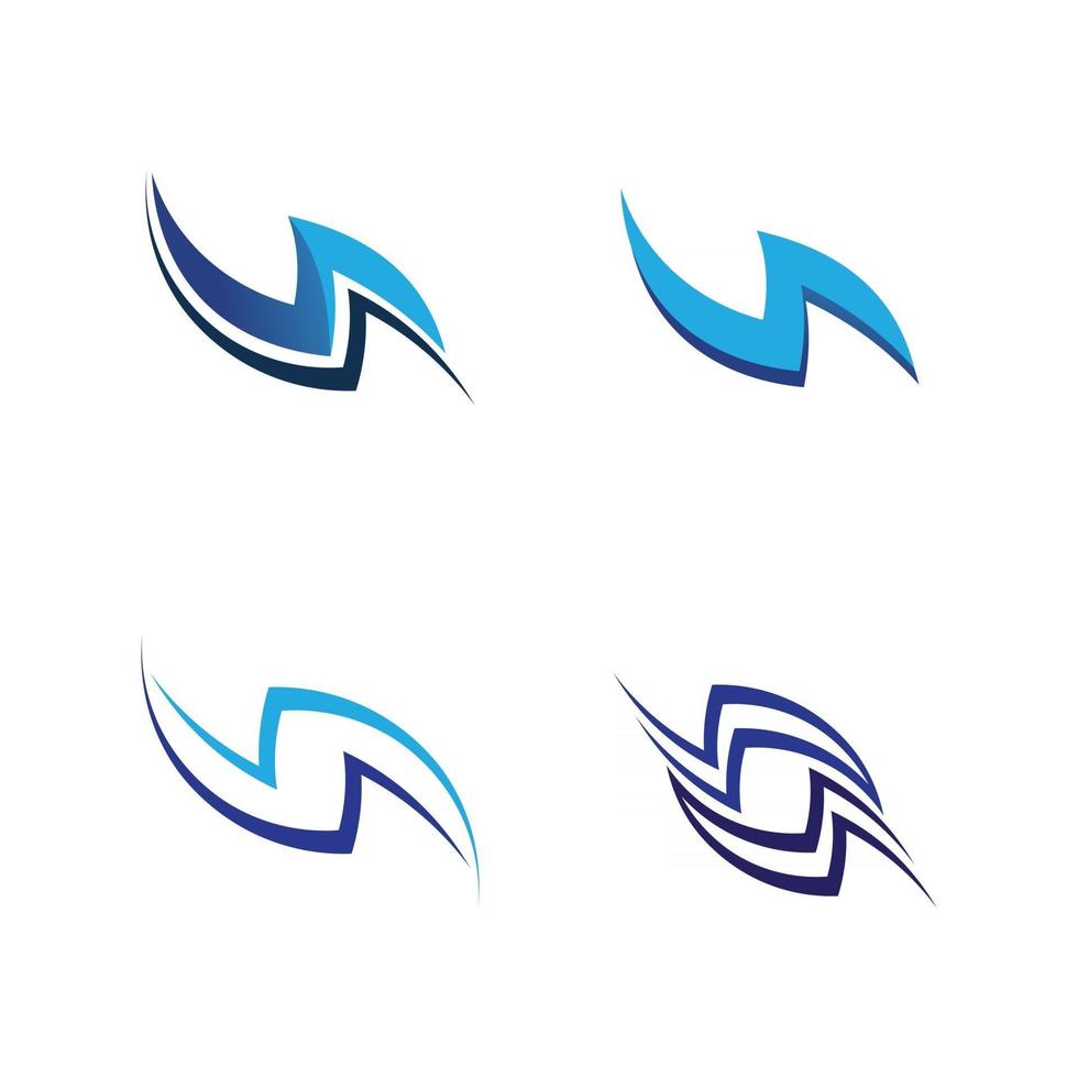 icônes de modèle de logo de plage de vagues et de symboles app vecteur