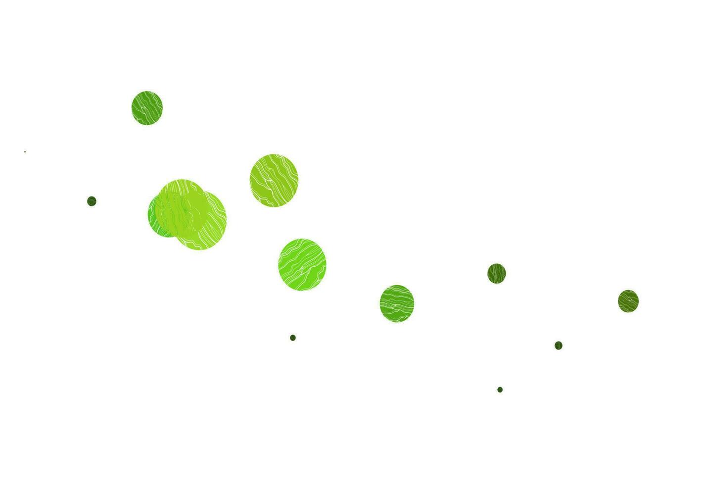 fond de vecteur vert clair avec des bulles.