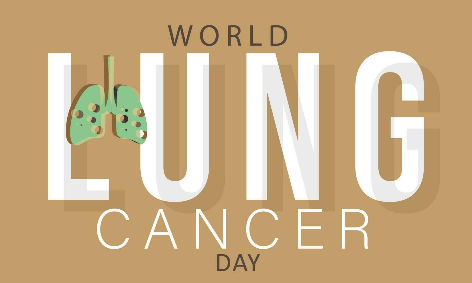 monde poumon cancer journée. arrière-plan, bannière, carte, affiche, modèle. vecteur illustration.