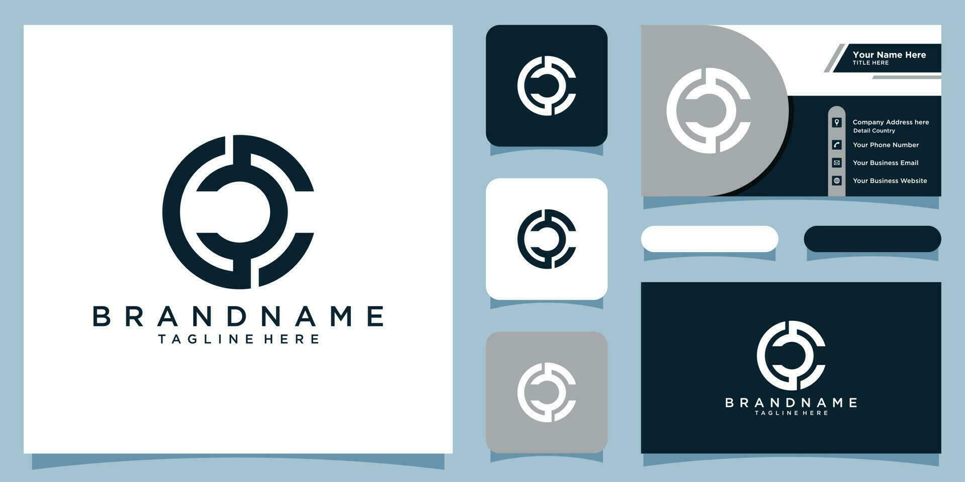 initiale cc lettre logo conception vecteur modèle. monogramme et Créatif avec affaires carte conception prime vecteur