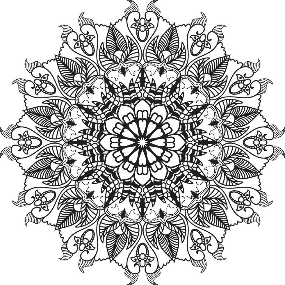 arabe mandala conception vecteur