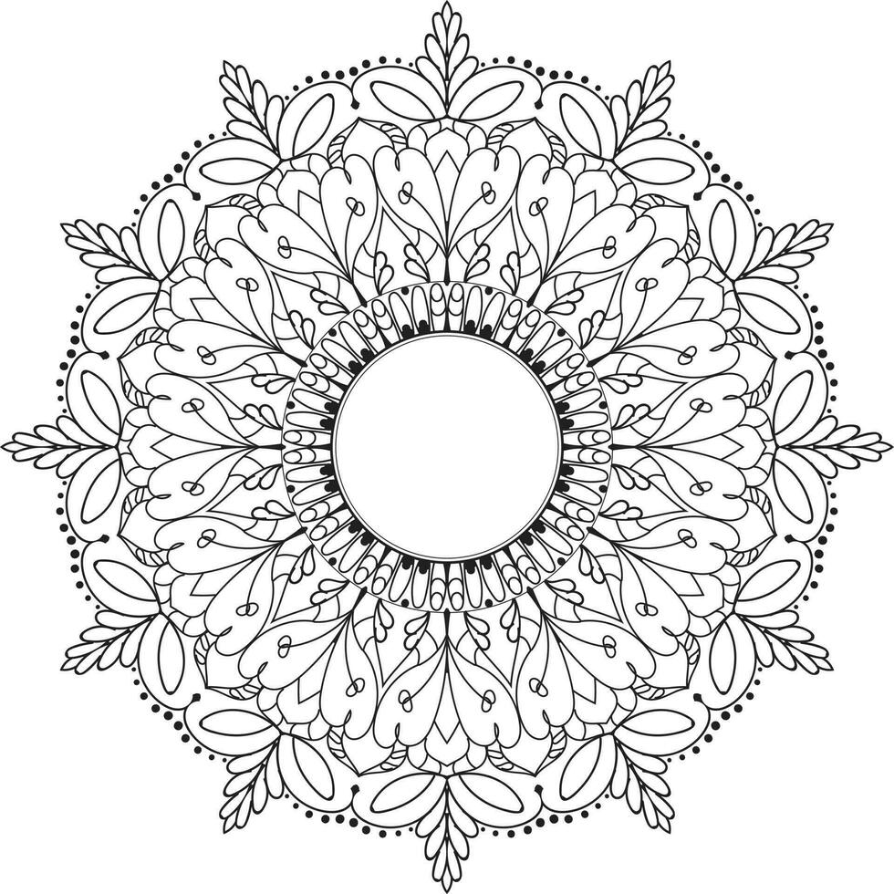 fleur mandala coloration livre, Créatif luxe de mandala illustration vecteur