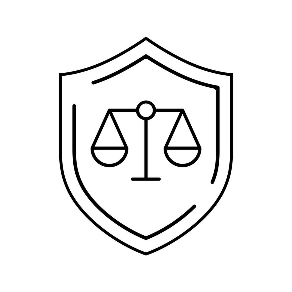 tribunal icône vecteur. Justice illustration signe. loi symbole ou logo. vecteur