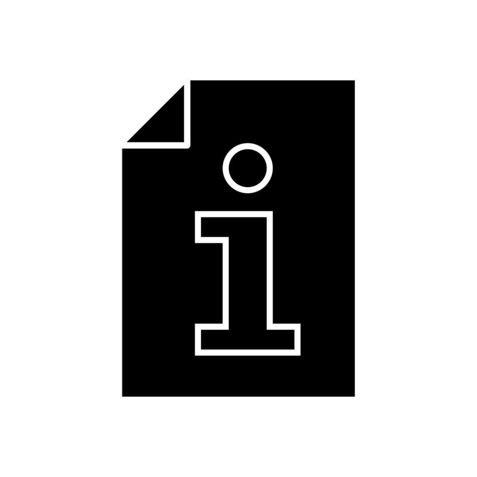 Documentation icône vecteur Manuel illustration signe. Caractéristiques symbole ou logo.