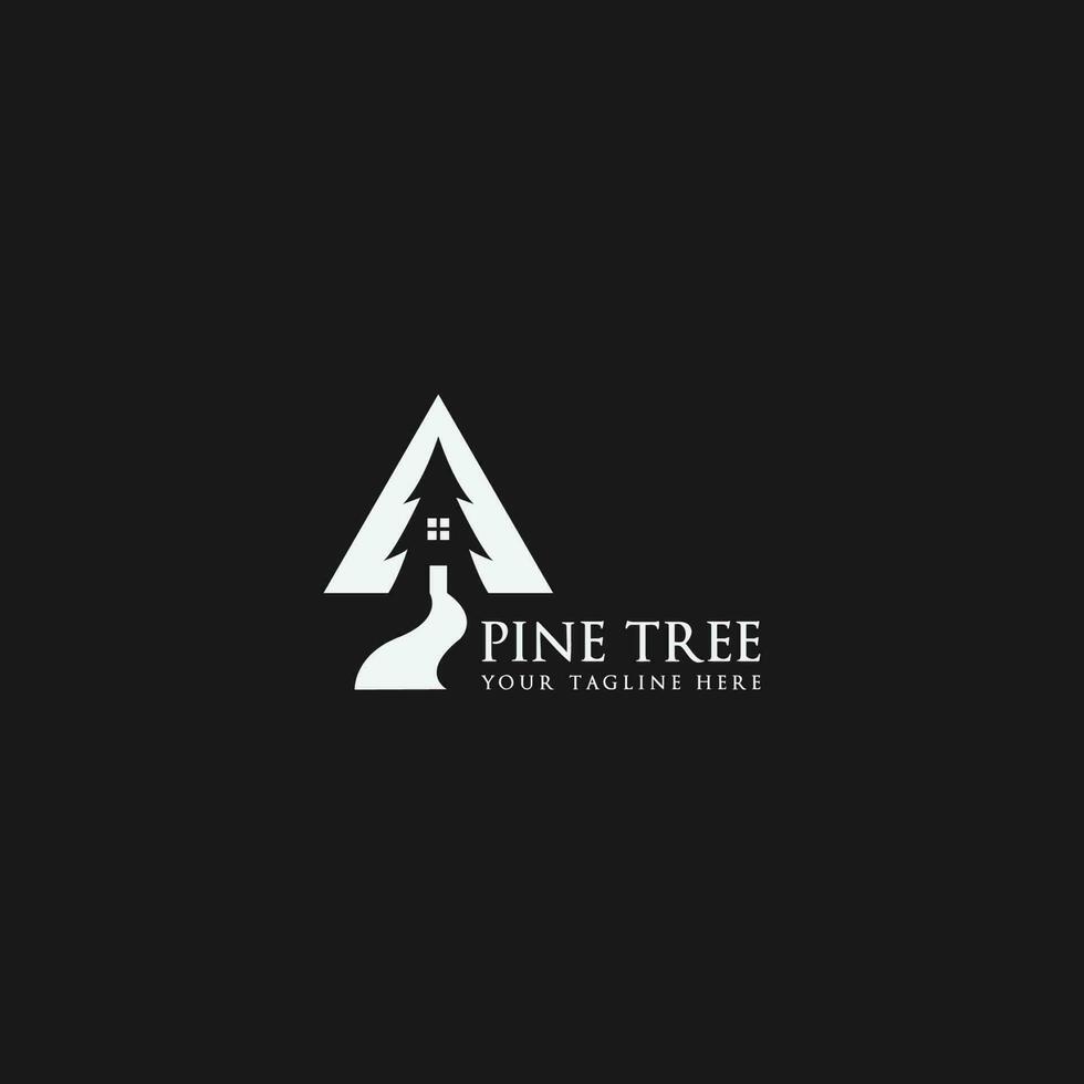 pin arbre logo vecteur