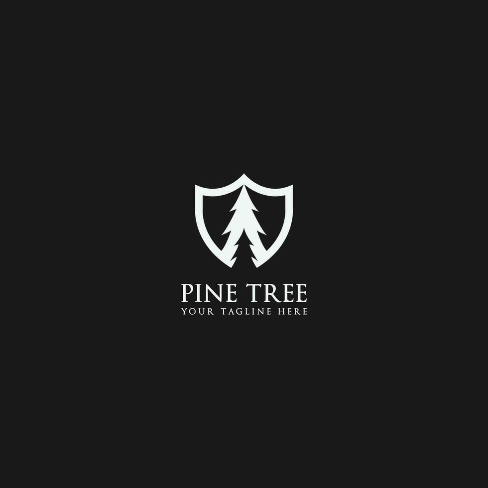 pin arbre logo vecteur