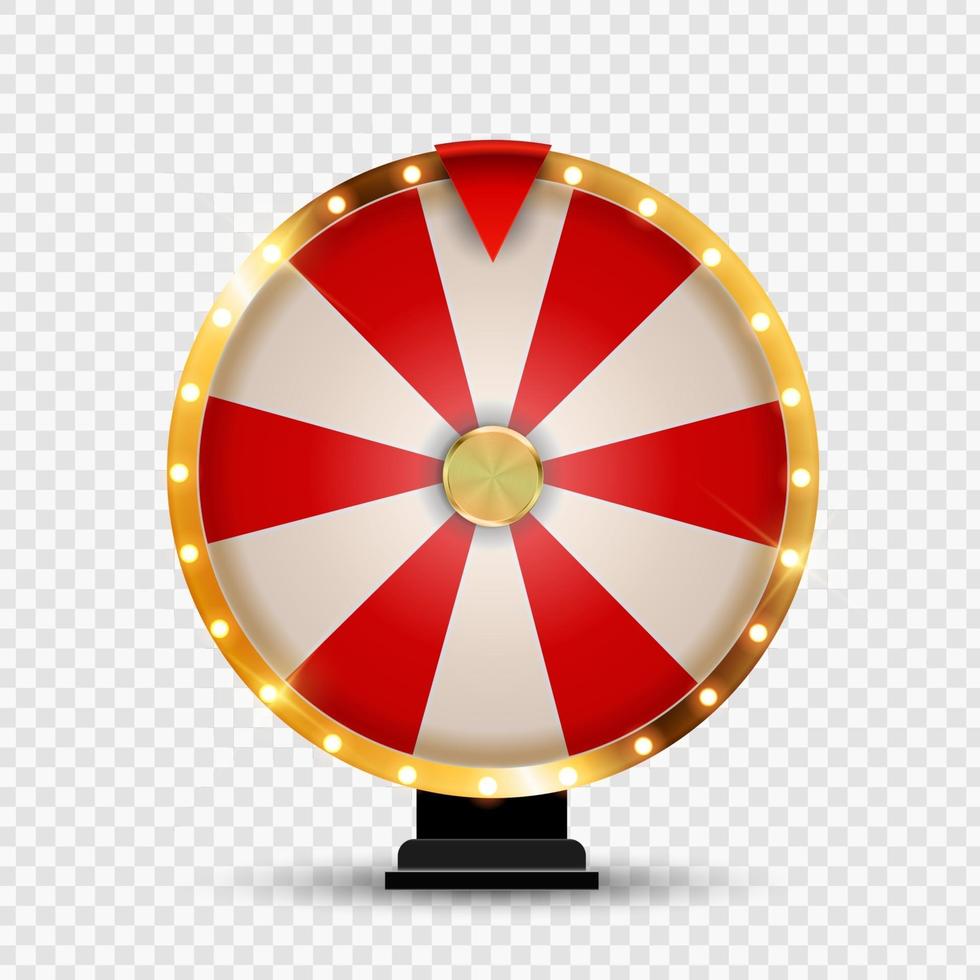 icône de la roue de la fortune vecteur