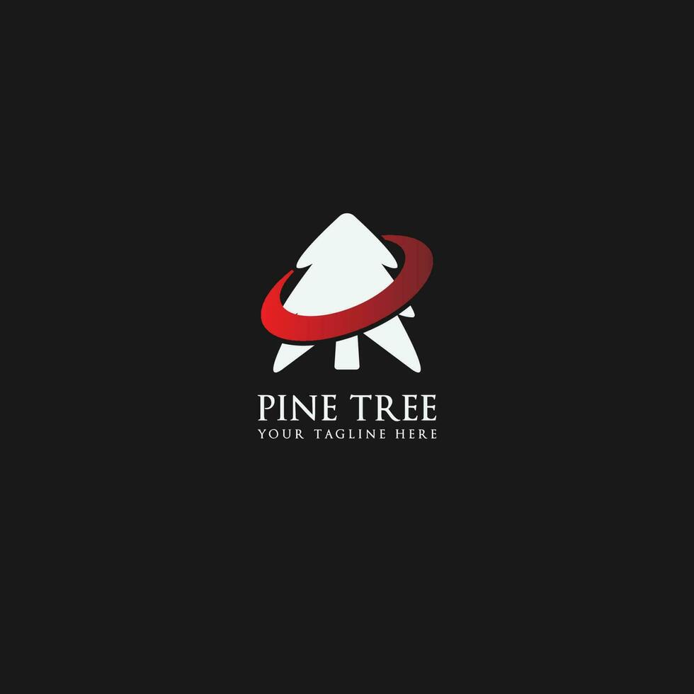 pin arbre logo vecteur