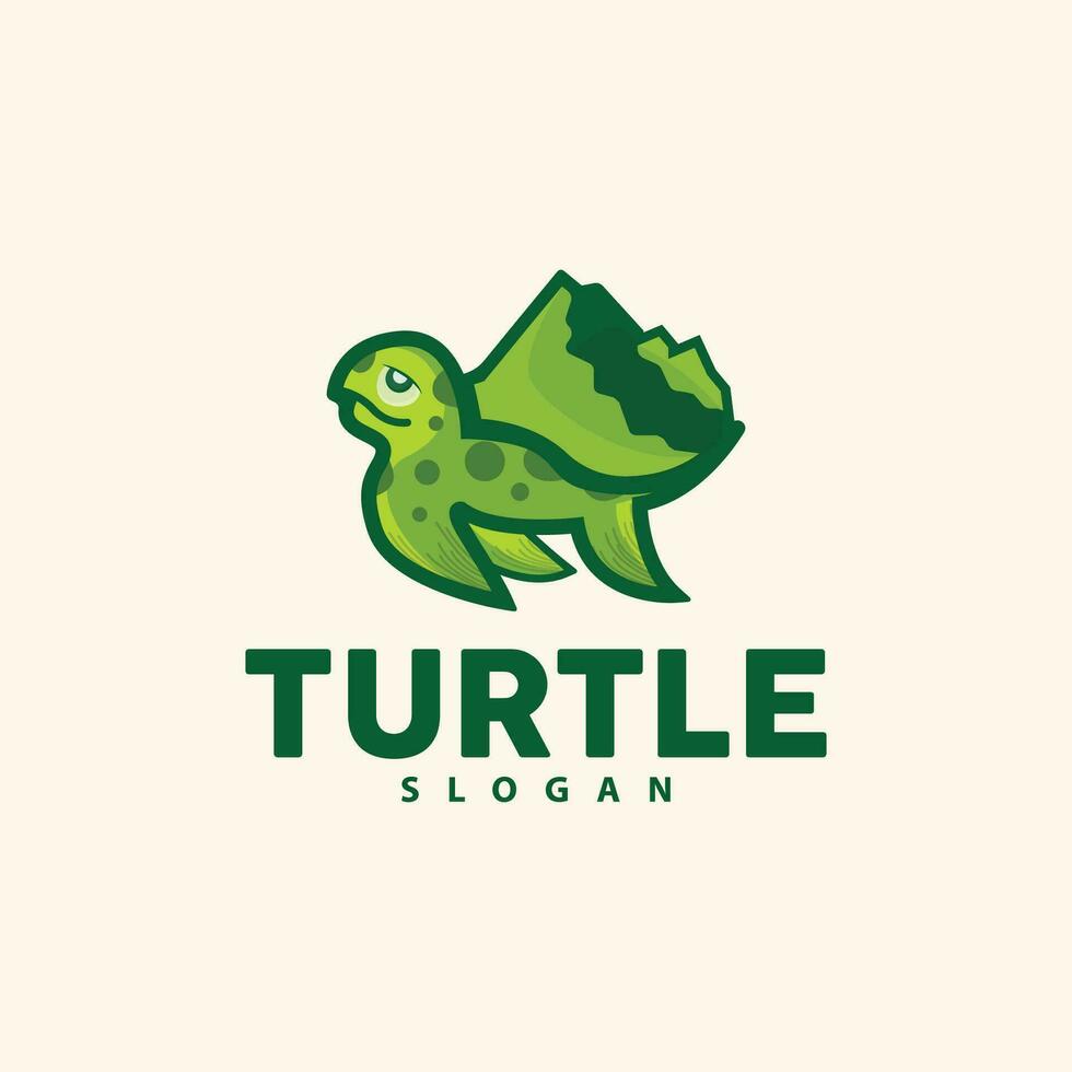 tortue logo, océan animal vecteur, Facile minimaliste conception, symbole illustration modèle vecteur