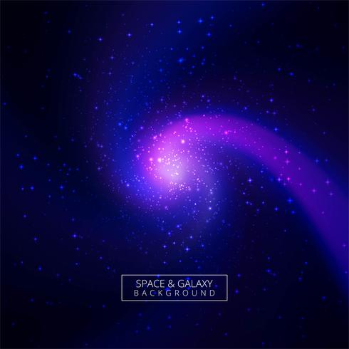 Fond de galaxie univers coloré élégant vecteur