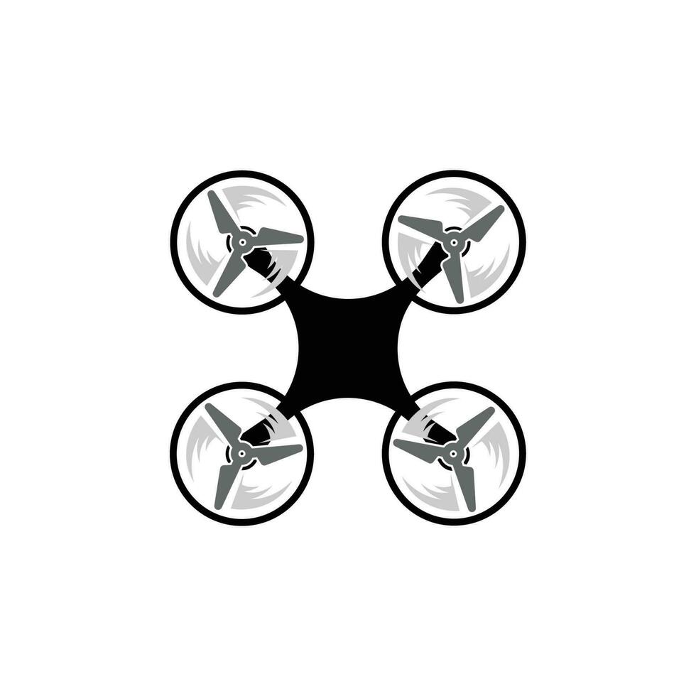 drone logo mouche conception La technologie vecteur