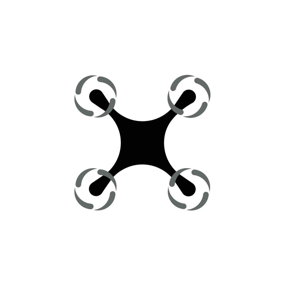 drone logo mouche conception La technologie vecteur