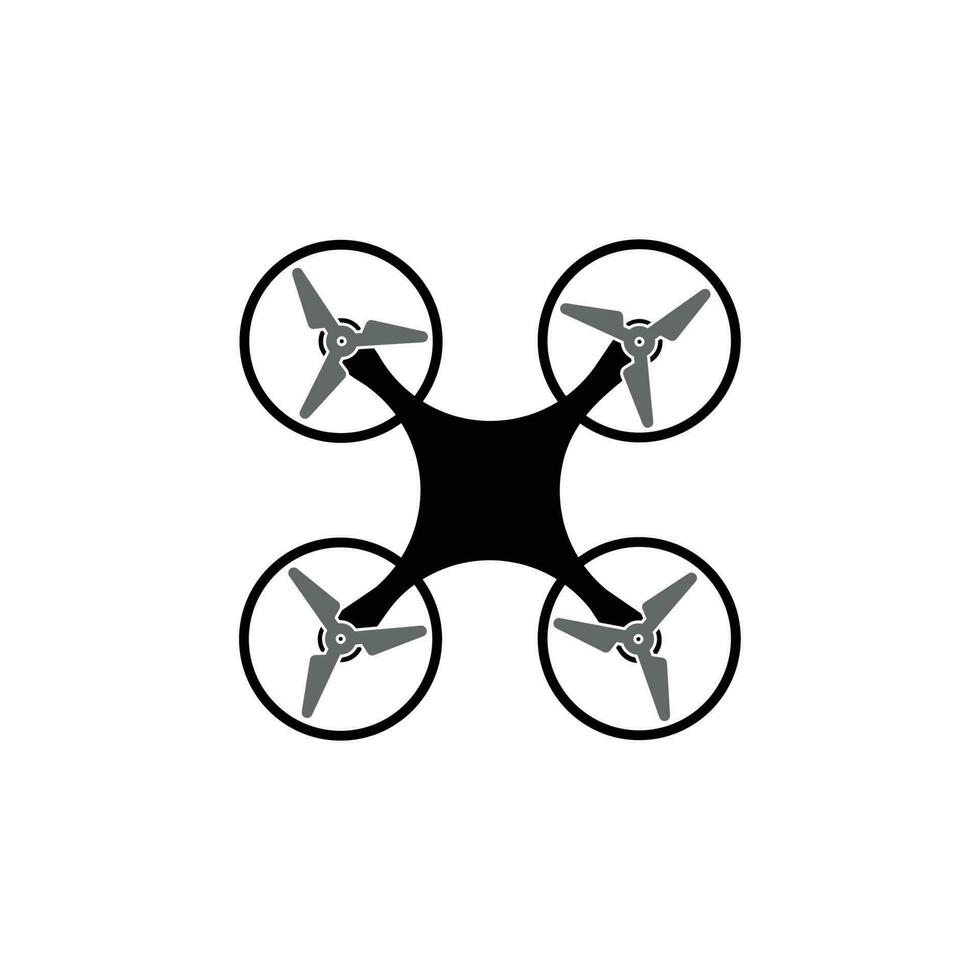 drone logo mouche conception La technologie vecteur