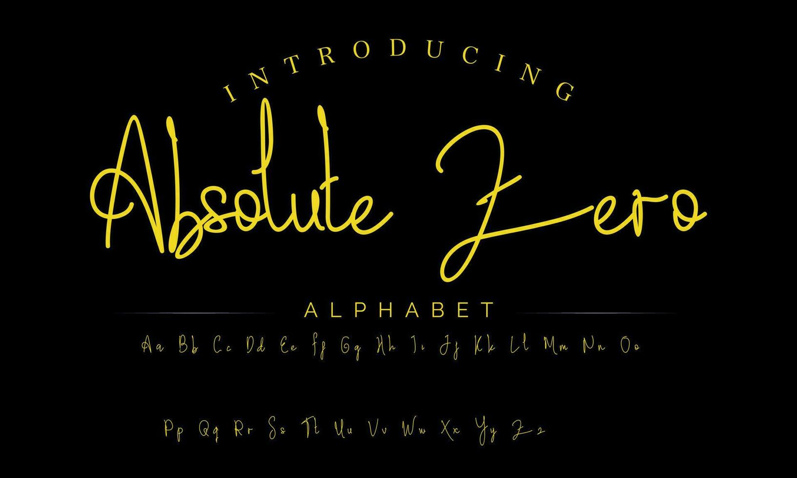 caractères Signature Police de caractère isolé sur gris Contexte. brus style alphabet. vecteur logo des lettres.