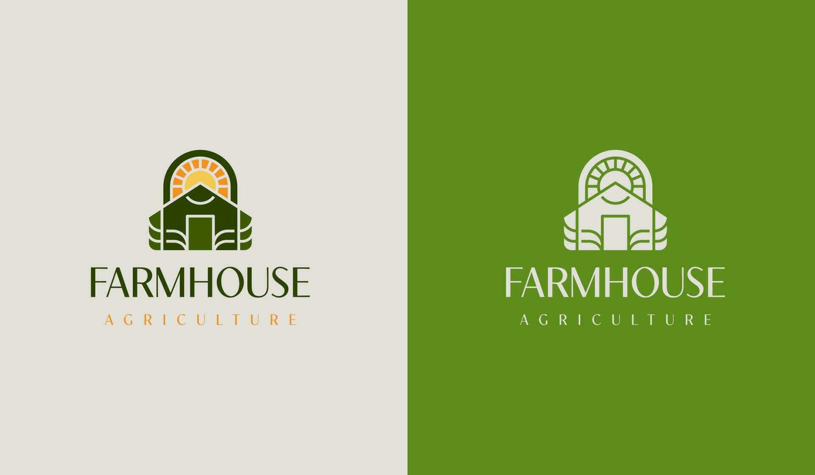 agriculture ferme logo ensemble. universel Créatif prime symbole. vecteur signe icône logo modèle. vecteur illustration