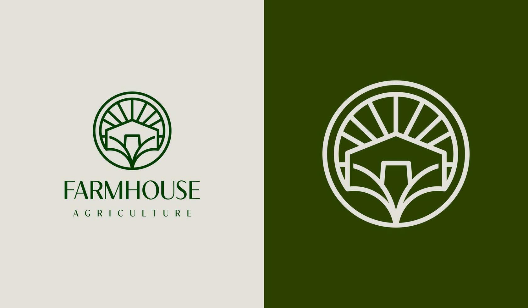 agriculture ferme logo ensemble. universel Créatif prime symbole. vecteur signe icône logo modèle. vecteur illustration