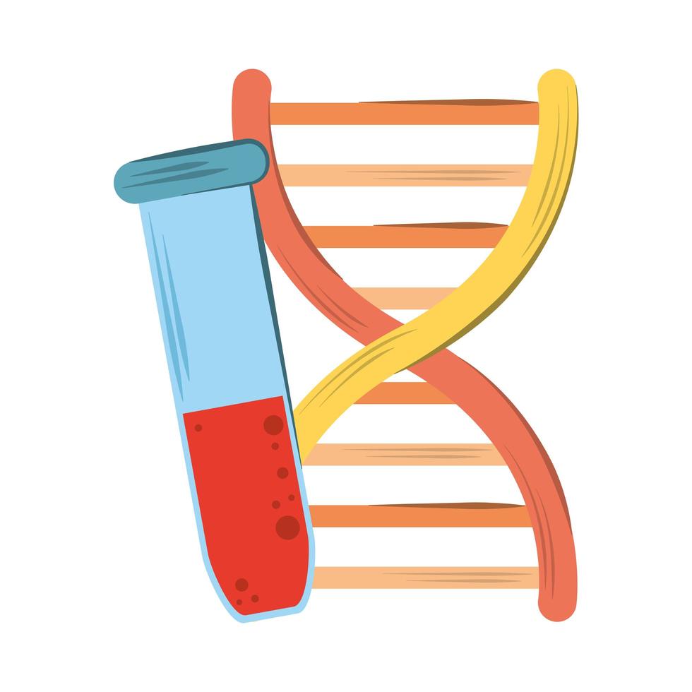 flacon de laboratoire d'ADN de bio-ingénierie vecteur