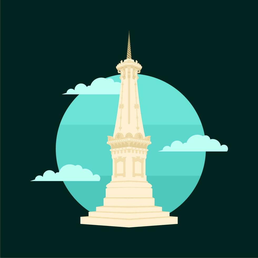 gratuit vecteur bâtiment le ville de yogyakarta