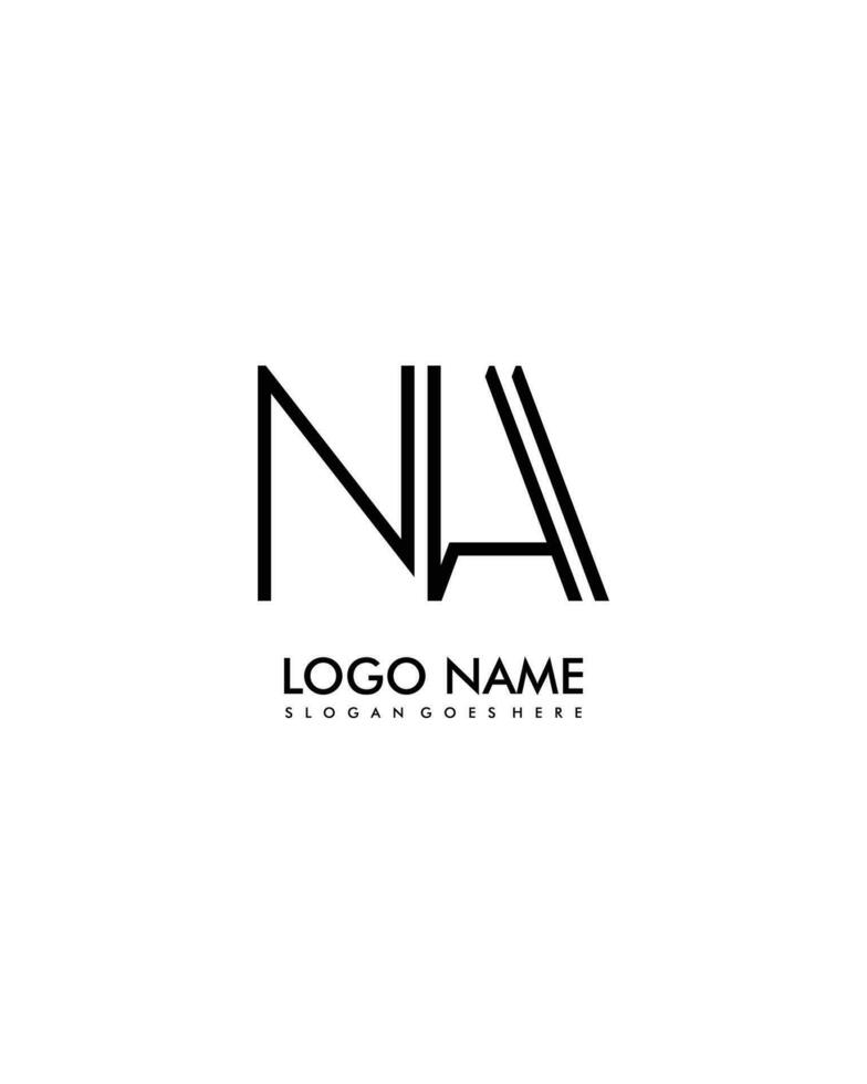 n / a initiale minimaliste moderne abstrait logo vecteur