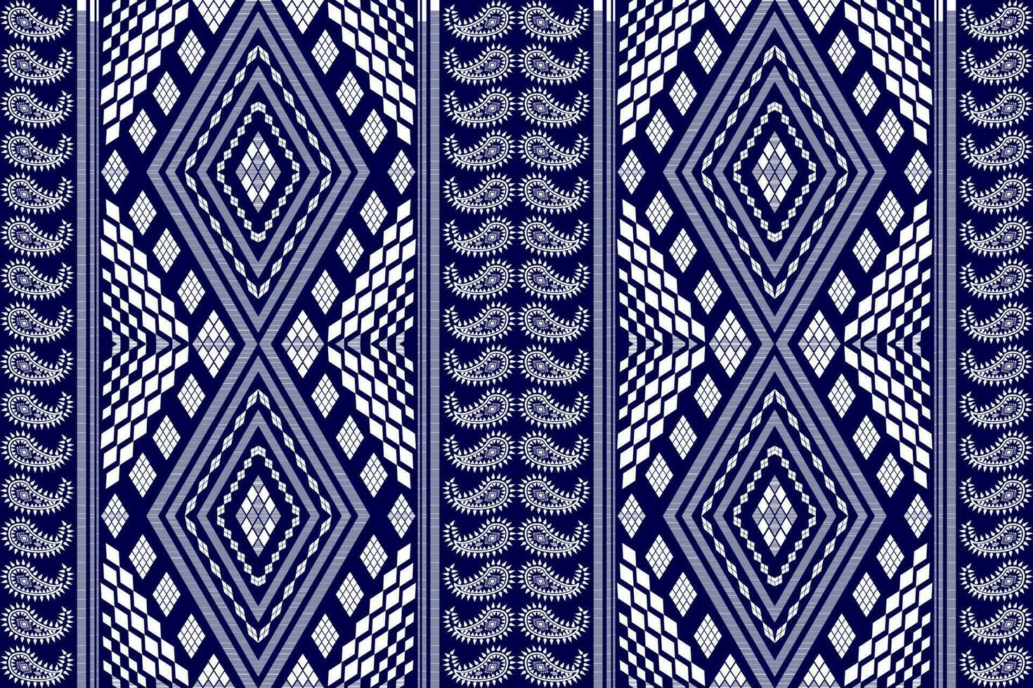 ikat figure aztèque broderie style. géométrique ethnique Oriental traditionnel art conception des motifs pour ethnique arrière-plan, papier peint, mode, vêtements, emballage, tissu, élément, sarong, graphique, vecteur illustration