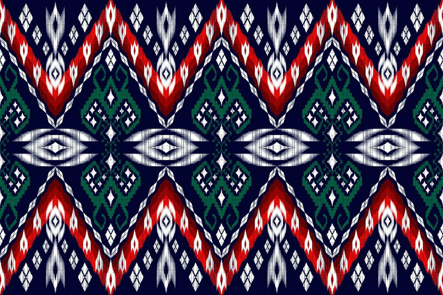 ikat figure aztèque broderie style. géométrique ethnique Oriental traditionnel art conception des motifs pour ethnique arrière-plan, papier peint, mode, vêtements, emballage, tissu, élément, sarong, graphique, vecteur illustration