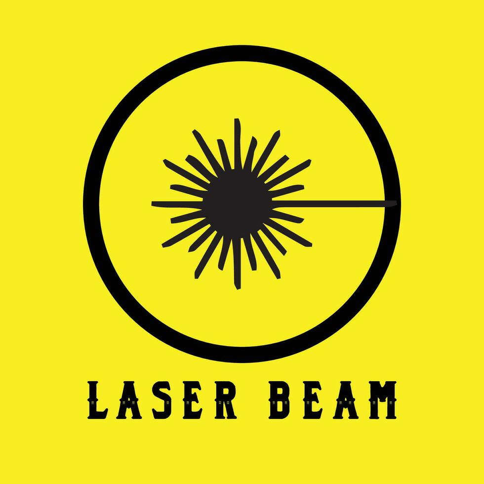 laser faisceau symbole vecteur