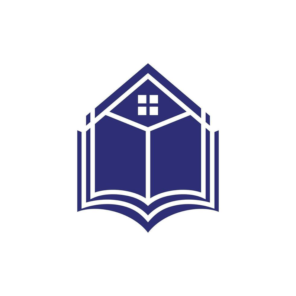 livre et Accueil logo conception concept, moderne livre maison logo modèle conception vecteur, vecteur