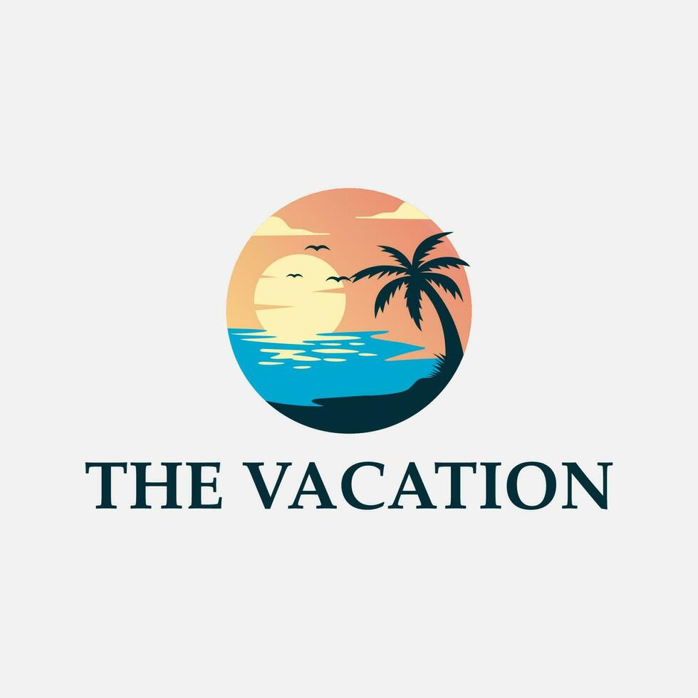 le vacances Facile logo Voyage vecteur