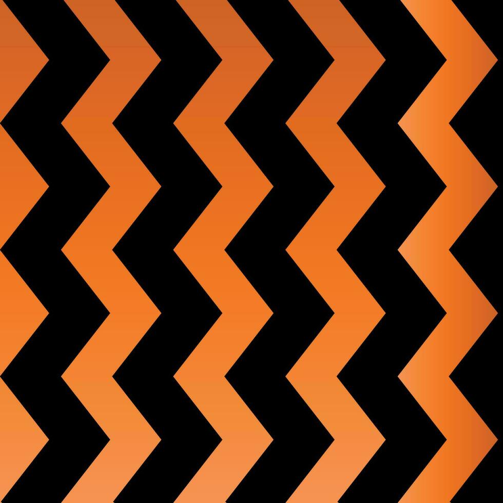 noir et Orange zig zag lignes modèle vecteur