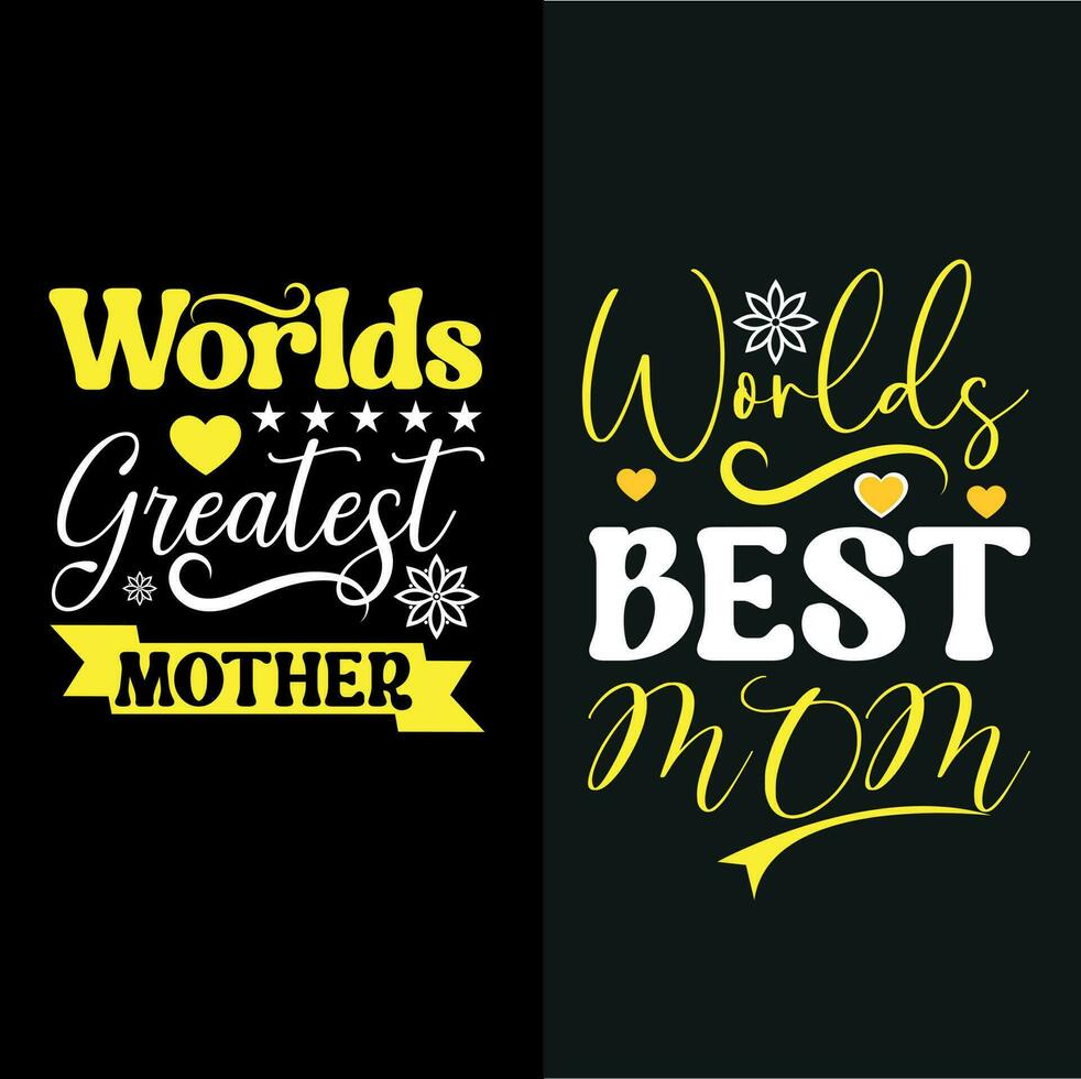 conception de t-shirt typographie fête des mères vecteur