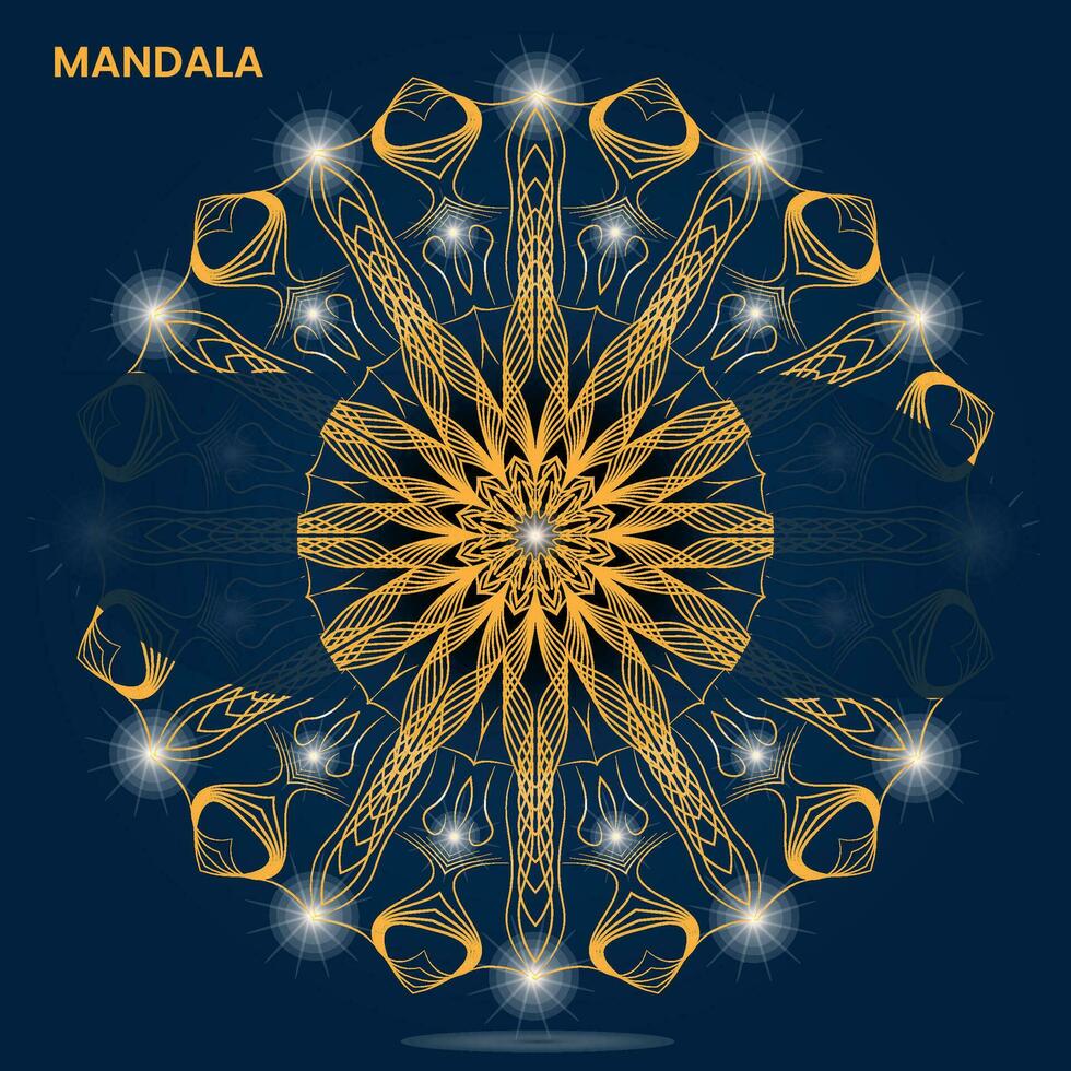 mandala conception pour textile à impression prêt vecteur