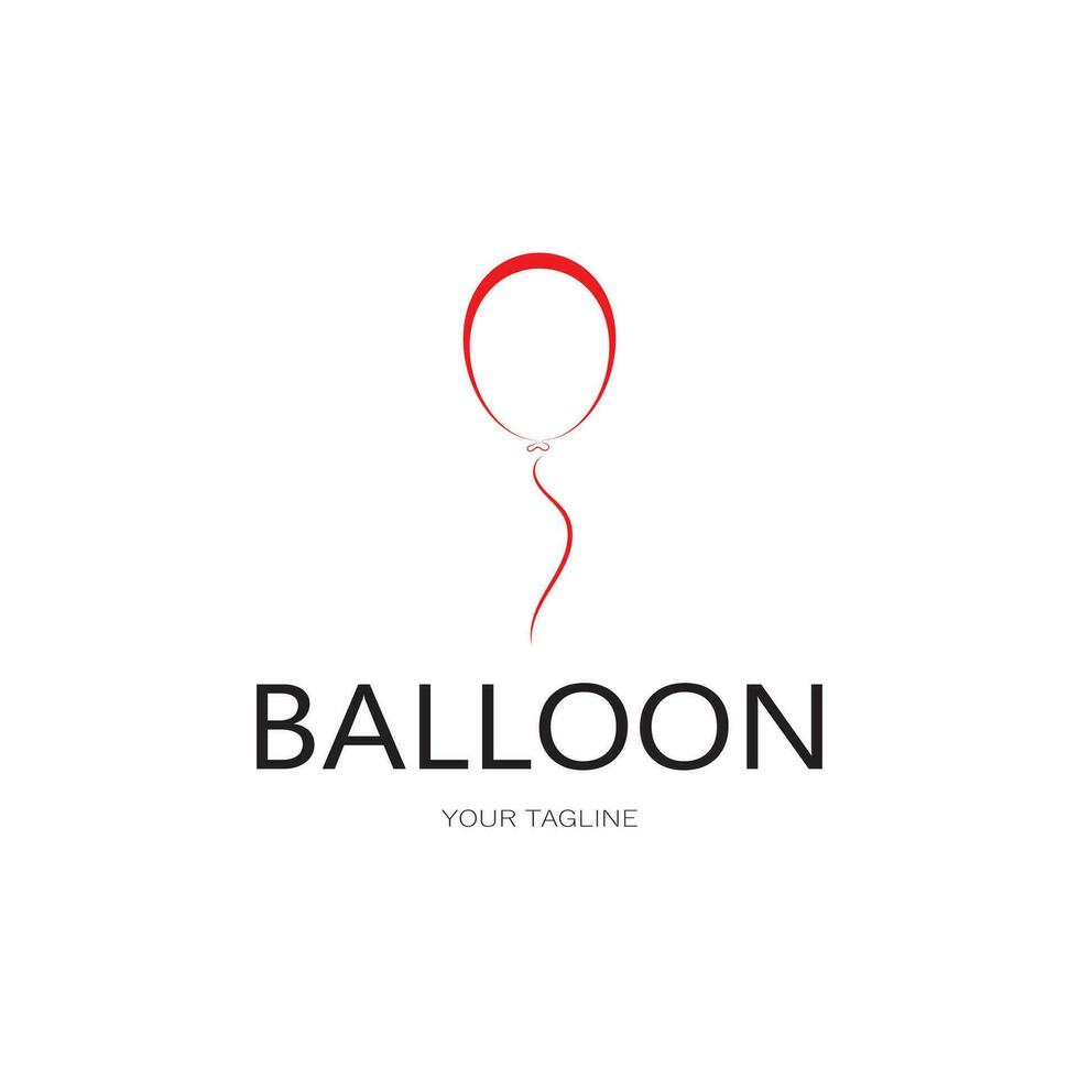 Facile ballon logo, pour des gamins événement, jouet boutique, anniversaire, vacances vecteur