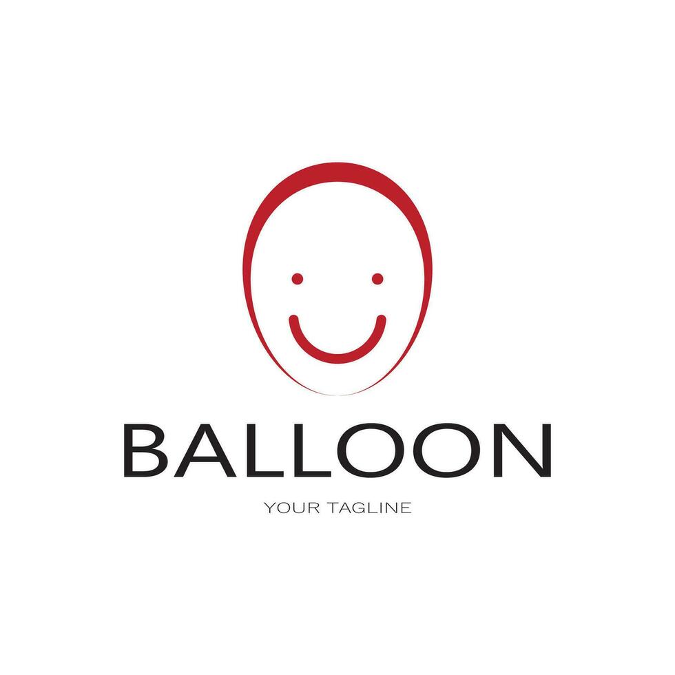 Facile ballon logo, pour des gamins événement, jouet boutique, anniversaire, vacances vecteur