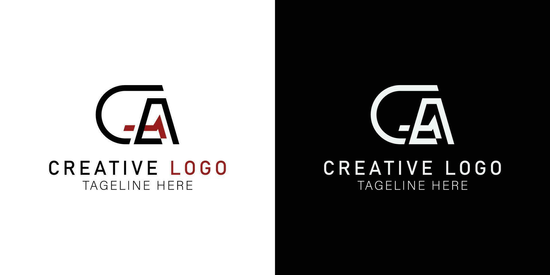 des lettres abstrait logo ac. monogramme logo concept. Facile conception modifiable. vecteur illustration