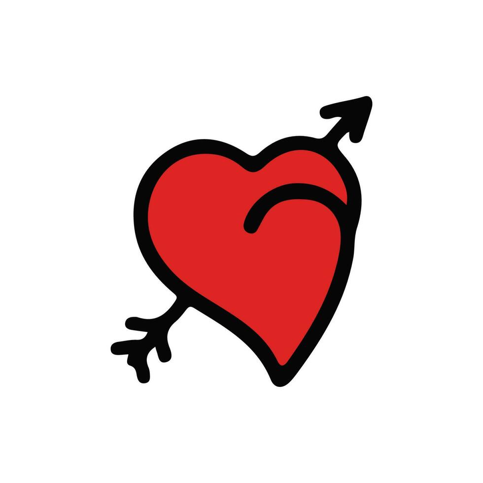 modèle vectoriel de logo et de symbole de coeur d'amour