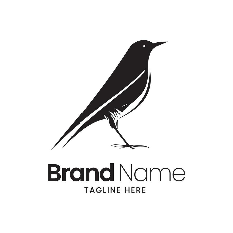 oiseau logo, oiseau minimal logo, oiseau vecteur logo
