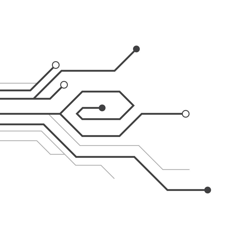 modèle de conception d & # 39; illustration vectorielle circuit vecteur